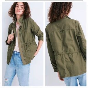 Madewell olive green dispatch utility jacket size SMALL